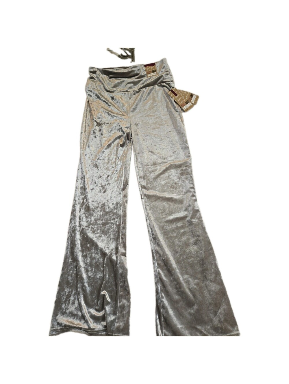 Sho Sho Velour Lounge Pants NWT Sz XL Gold Wide Leg Boho Festival